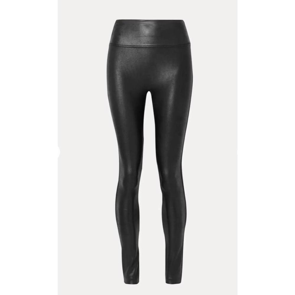SPANX Faux stretch-leather leggings